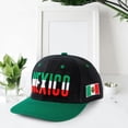 thumbnail image 4 of Jiibva Mexican Embroidered Baseball Cap Unisex Mexican Flag Hip Hop Hat Mexican Outdoor Recreational Sports Cap, 4 of 7