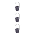 thumbnail image 3 of Transemion ABS Decorate With Lightweight Planter With Removable Strape And Wall-Mount Option Inner Layer Hollowed Out For Better Black 8.7*9.5*20.5cm 3Set, 3 of 6