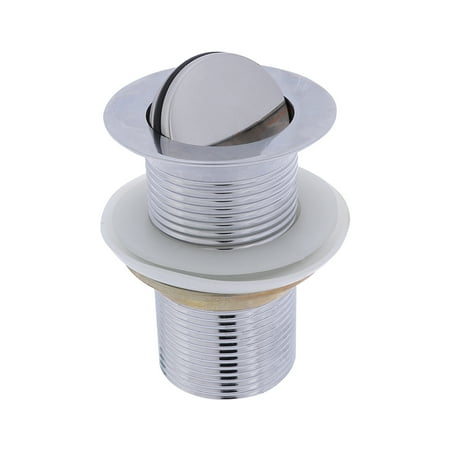 

Washbasin Downpipe Drainer Basket Water Heaters Basin Sink Basin Flap Deodorant Drain Zinc Alloy Waste Plug Silver