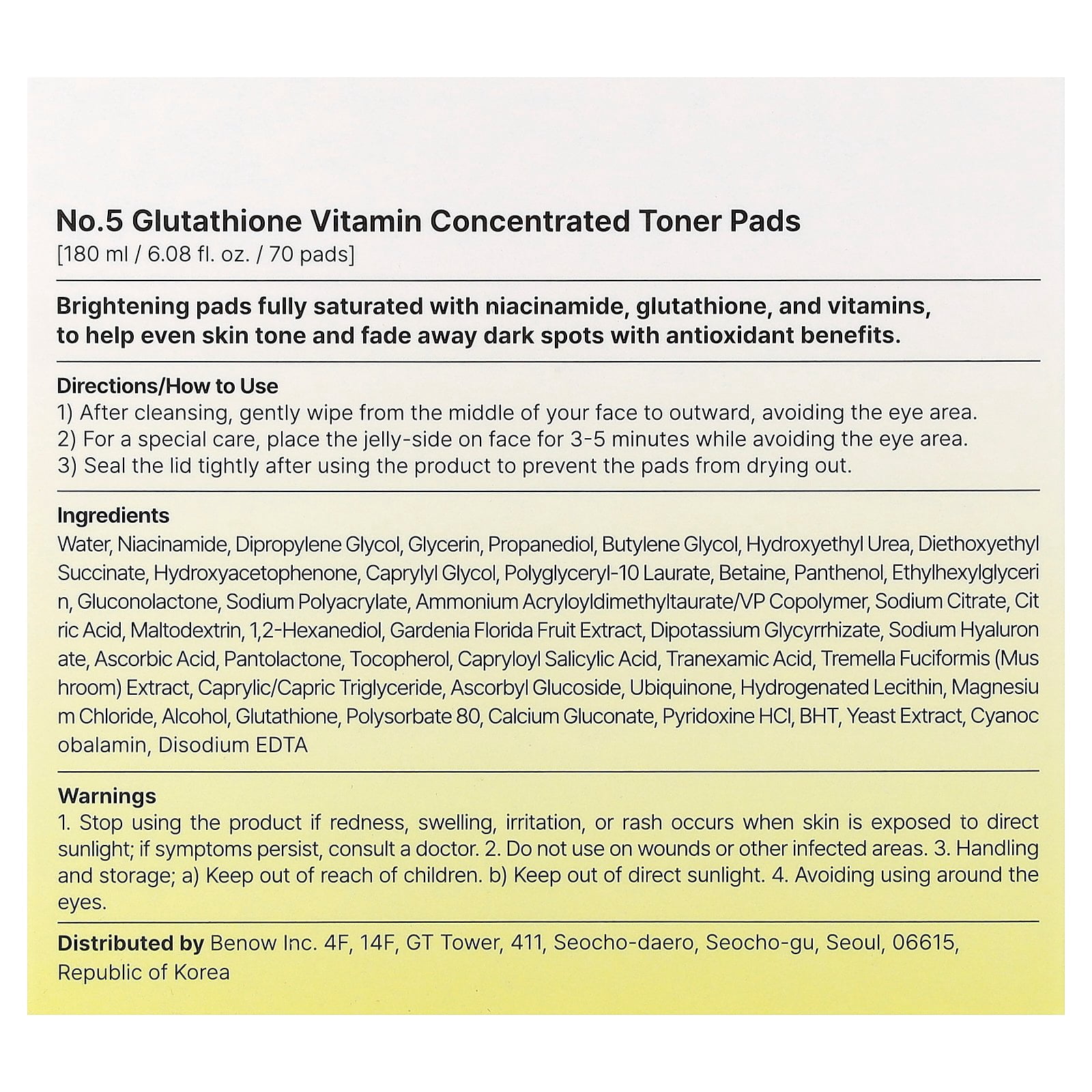 Currently In Love With Numbuzin’s No.5 Vitamin-Niacinamide Concentrated Pad 😩❤️, 🍋Loaded With Powerful Antioxidants, – Triple Brightening Action From Vitamins, Glutathione, And Niacinamide, – A