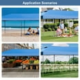 thumbnail image 5 of 10x30ft Pop Up Canopy,Wedding Tent, Event Tent for Parties, Carpas para Fiestas with Wheeled Bag, Sidewalls for Patio,Wedding, Backyard,Blue, 5 of 9