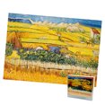 thumbnail image 2 of EeaseCA 500 Pieces Paper Puzzle Educational Jigsaw The Field Village Pattern Adults Jigsaw Puzzle Yellow, 2 of 7