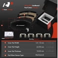 thumbnail image 3 of A-Premium 12.01 in (305 mm) Front Drilled and Slotted Disc Brake Rotors + Ceramic Pads Kit Compatible with Select Jeep and Fiat Models - Compass 2017-2022, Renegade 2015-2022, 500X, 6-PC Set, 3 of 9