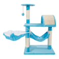 thumbnail image 2 of GoDecor 32" Chat Arbre Tour Condo Sisal Griffoir pour Animaux de Compagnie Bleu, 2 of 4