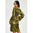 thumbnail image 3 of Vestido plisado de fiesta Roman Fashion /Juvenil, 1200 (Dorado) dorado CH Roman Fashion V-ST-1200-DORADO, 3 of 6