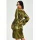 thumbnail image 3 of Vestido plisado de fiesta Roman Fashion /Juvenil, 1200 (Dorado) dorado CH Roman Fashion V-ST-1200-DORADO, 3 of 6