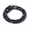 thumbnail image 3 of Natural Black Beads Strands Round 4mm Hole: 0.6mm about 95pcs/strand 15.51''(39.5cm), 3 of 3