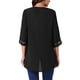 thumbnail image 3 of BLUSA MESH DE MANGA 3/4 CON V EN CUELLO Y MANGAS DE CAMPANA PARA MUJER INSPIRADA EN CHIC, TOPS ALTO-BAJO, HEM DESIGUAL, BLUSA CASUAL S NEGRO, 3 of 5