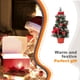 thumbnail image 3 of Advancent Centro de de Navidad con batería, luz de árbol, hogar, dormitorio, fiesta de cumpleaños decorativa, decoración iluminada de Kits de decoración para fiestas Rojo, 3 of 6