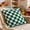 Green, variant on AURIGATE 17.72" Checkerboard Throw Pillow Cover Soft Short Plush Shearling Checkered Decorative Pillow Case for Sofa Couch Bed Living Room Home Decor