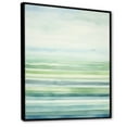 thumbnail image 2 of Designart "Harmonic Horizon Landscape In Minimalism II" Minimalism Floater Framed Canvas Art Print, 2 of 5