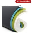 thumbnail image 5 of Dexas Heavy Duty Cutting Board Grippmat, Flexible Cutting Boards for Kitchen, Set of 4, Non Slip Plastic Board Cutting Mat 11.5 by 14 inches, Gray, Turquoise, White, Green Set Kitchen Gadgets, 5 of 6