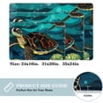 thumbnail image 2 of Turtle Machine Washable Non-Slip Polyester Door Rugs Office Rug Indoor Rug, 2 of 6