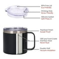 thumbnail image 4 of Stainless Mug Insulated Cup Double Wall Bottle Drinkware Accessories, 4 of 9