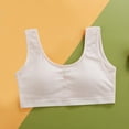 thumbnail image 4 of Generic 2 PC Big Girls Padded Training Bras Teen Sports Bra Cotton Seamless Cami Wireless Bra Underclothes for 10-16 Years, 4 of 4