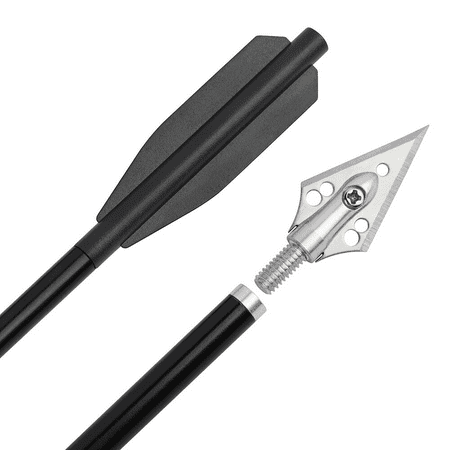 6.7 Aluminum Arrows Mini Bow Bolts Screw-in Arrowhead Archery Bow Shooting Hunt