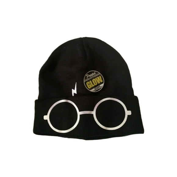 Harry Potter Glasses Lightning Bolt Scar Beanie