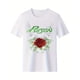 thumbnail image 2 of Camiseta negra "Espinas y Alas" - Corte clásico, cuello redondo, manga corta, para adultos, informal, para hombres, mujeres, adolescentes, jóvenes y para el tiempo libre., 2 of 8