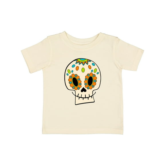 Inktastic Smiling Sugar Skull for Day of the Dead Boys or Girls Baby T-Shirt