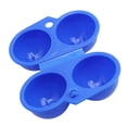 thumbnail image 4 of Porta huevos para acampar, 2 uds., porta huevos a prueba de golpes, portátil, 2 ranuras, soporte para huevos, caja plegable para huevos, bandeja de almacenamiento, 4 of 5