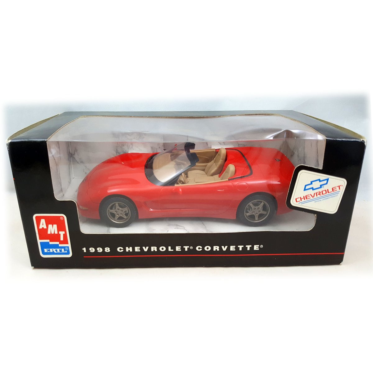 AMT ERTL 1998 Chevrolet Corvette Red Plastic 1:25 Scale - Walmart.com