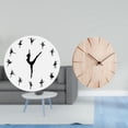 thumbnail image 2 of Reloj de pared,Reloj de pared con bailarina,reloj decorativo colgante.,Reloj de pared redondo,Reloj de pared de madera maciza para decoración de sala de estar,Reloj de pared de madera para, 2 of 8