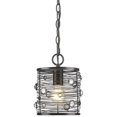 thumbnail image 4 of Beaumont Lane Mini Wire Frame Pendant in Brushed Etruscan Bronze, 4 of 5
