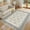 Beige Blue, variant on UERMEI 2'x3' Washable Area Rugs for Entryway Hallway Laundry Room, Non-Silp Indoor Small Throw Rug, Boho Doormat Carpets, Brown