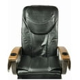 thumbnail image 7 of Bottom-Air Seat Cover Front Wedges Pedicure Chair Slipcovers, Black, 7 of 7