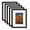 Black, variant on Picture Frame PVC Gold Frame 10.2W*3.1D*12.2H/4.18LB Wall Mount Display, Pack of 5