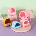 thumbnail image 4 of Guinea Pig Bed Cuddle Cave Warm Fleece Cozy House Bedding Sleeping Cushion Cage Nest for Small Animal Squirrel Chinchilla Rabbit Hedgehog Cage Accessories, 4 of 8