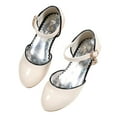 thumbnail image 2 of Otqutp Little Kid Autumn&nbsp;Shoes&nbsp;Girl Shoes Small Leather Shoes Single Shoes Children Dance Shoes Girls Performance Shoes for 6 to 13 Years, 2 of 5