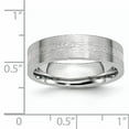 thumbnail image 5 of Cobalt Sterling Silver Inlay Satin 6mm Flat Band, 5 of 11