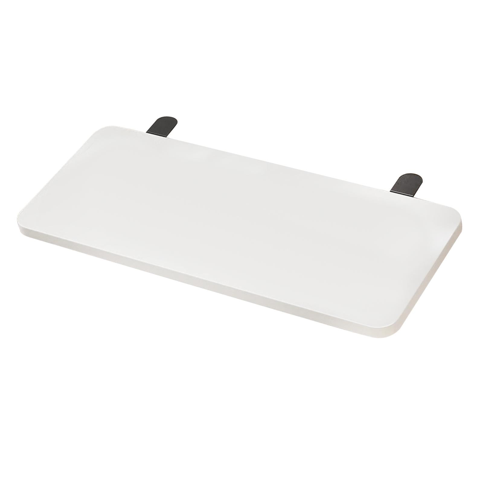 FashionCha Desk Board Wrist Office Foldable 50x20cm Desktop Extension Board Keyboard Tray White