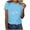 New1/Sky Blue, variant on Otvok Valentine'S Day T-Shirt Fashion Crewneck Short Sleeve Casual Loose Shirt for Women