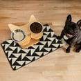 thumbnail image 3 of Pet Feeding Mat with Rustic Farmhouse Plaid Pattern, Durable Waterproof Dog Food Mat, Absorbent, Non-Slip, Quick Dry, Washable Mat Featuring Retro Checkerboard and Striped Fusion, 3 of 7