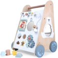 thumbnail image 1 of Upyearling - Caminador de madera para niños y niñas, fácil de agarrar, juguetes y actividades integradas, promueve habilidades motoras, 1 of 5