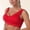 Red, variant on VISALY Sports Bras For Women Bras For Women No Underwire Women's Seamless MID Solid Color Sports Bra With Removable Bra Pad Seamless Bras For Women Padded Bra Comfortable Bras For Women Beige L