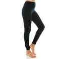 thumbnail image 3 of Women's High Waist Fleece Lined Leggings Regular and Plus Size, 3 of 3