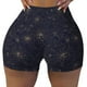 thumbnail image 2 of Fotbe Copper-Gold Gloss Outline Chrysanthemum Shorts Sin Costuras – Shorts Deportivos de Cintura Alta para Mujer, Elásticos para Gimnasio, Yoga, Running o Ciclismo-Small, 2 of 8