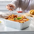 thumbnail image 4 of [ Count] x Disposable Aluminum Foil Pans, lb Capacity, Disposable Takeout Pans with Clear Plastic Dome Lids, Great for Baking, Cooking, Storage, and Freezing, 4 of 6