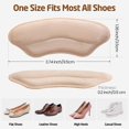 thumbnail image 2 of 30 Pairs Heel Pads Heel Grips Anti Slip Heel Cushion Heel Protectors Heel Inserts for Loose Shoes Heel Liners Cushions Heel Grips Prevent Too Big Shoes from Heel Slipping, Rubbing, Blisters, 2 of 5