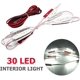 thumbnail image 3 of Kit de luces interiores ultrabrillantes de 40 LED para coche, camión, caravana, luz de techo (CC 12 V, blanco), 3 of 5