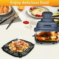 thumbnail image 6 of GWY Replacement Air Fryer Tray for Ninja Crispi FN101GY, Grill Pan Grill Plate Accessories with Rubber Bumpers Black 1 Pack, Dishwasher Safe, 6 of 7