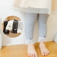 thumbnail image 4 of GYRATEDREAM Leggings for Toddler Baby Girls, Girls Soft Leggings Pants Lace Bow Elastic Waist Tights Stockings for S, 4 of 7