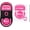 Pink, variant on SOULWIT Glass Mouse Skates for Logitech G PRO X Superlight (Gen 1.0) Wireless Gaming Mouse (Do Not Fit GPro X Superlight 2/2C/2DEX/2SE) - Black