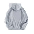thumbnail image 3 of Vedolay Plus Size Tops for Women Women's Casual Sweatshirt Crewneck Long Sleeve Solid Color Shirts,Gray S, 3 of 5