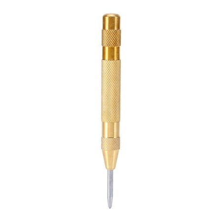 

Semi-Automatic Centre Punch Tool Center Punch Tool High Speed Steel High Hardness Spring Loaded Punch Spring For Woodworking For Glass Drilling