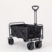1pc Foldable Shopping Cart with Cover - Double Stair Climbing Cart  Large Capacity Trolley for Groceries  Food Service Equipment and Supplies, Commercial Food Transportation and Storage,Haulers