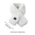 thumbnail image 3 of USB Heated Scarf, Winter Warm Neck Warmer, USB Plug-In 3-Speed Adjustable Heating Scarf for Outdoor Activities, Thermal Shawl with Neck Pain Relief and Cozy Comfort, 3 of 5